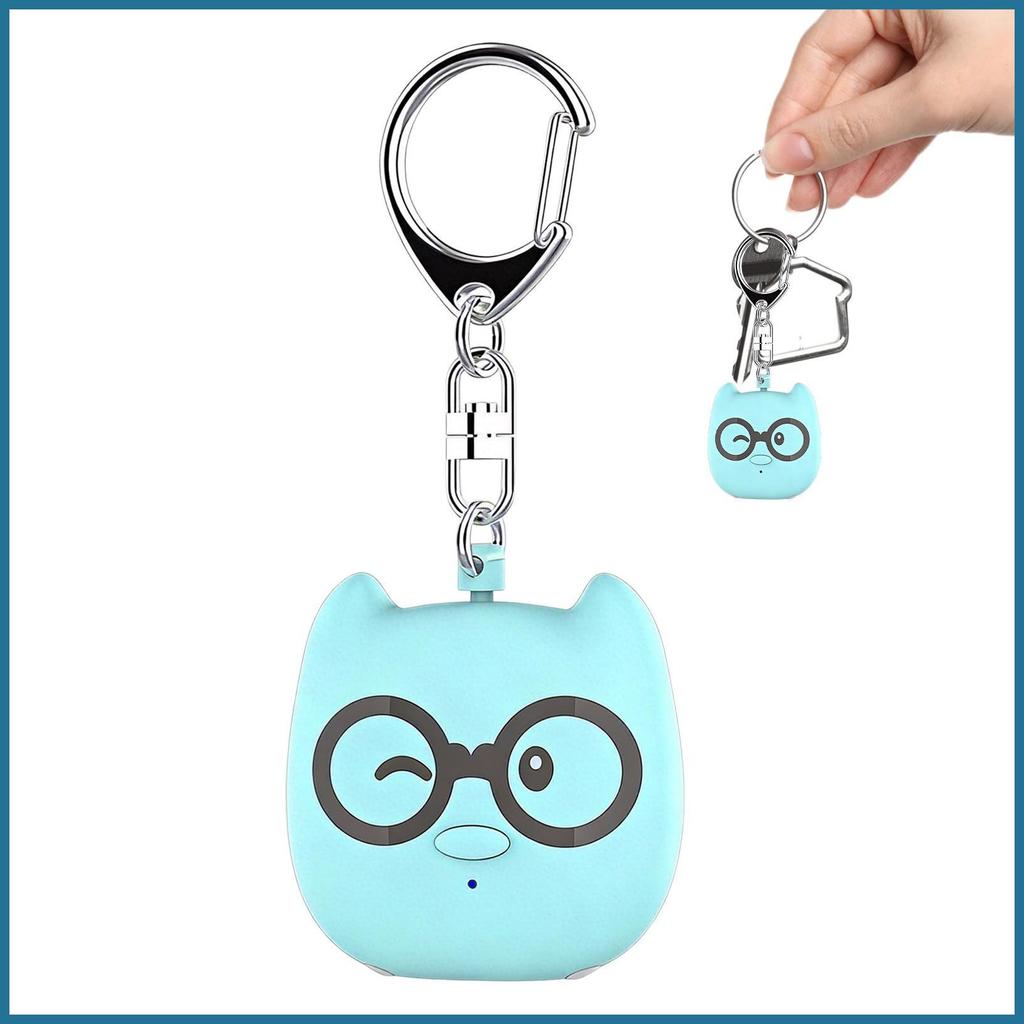 Safety Alarm 130DB Double-Mode น่ารักแบบพกพา Personal Safety Alarm สําหรับผู้หญิงสําหรับเด็กผู้สูงอา