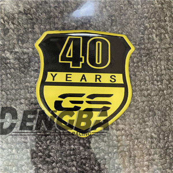 เหมาะสําหรับ BMW BMW Motorcycle 40th Anniversary Edition 3D Epoxy Three-Dimensional Sticker Car Stic