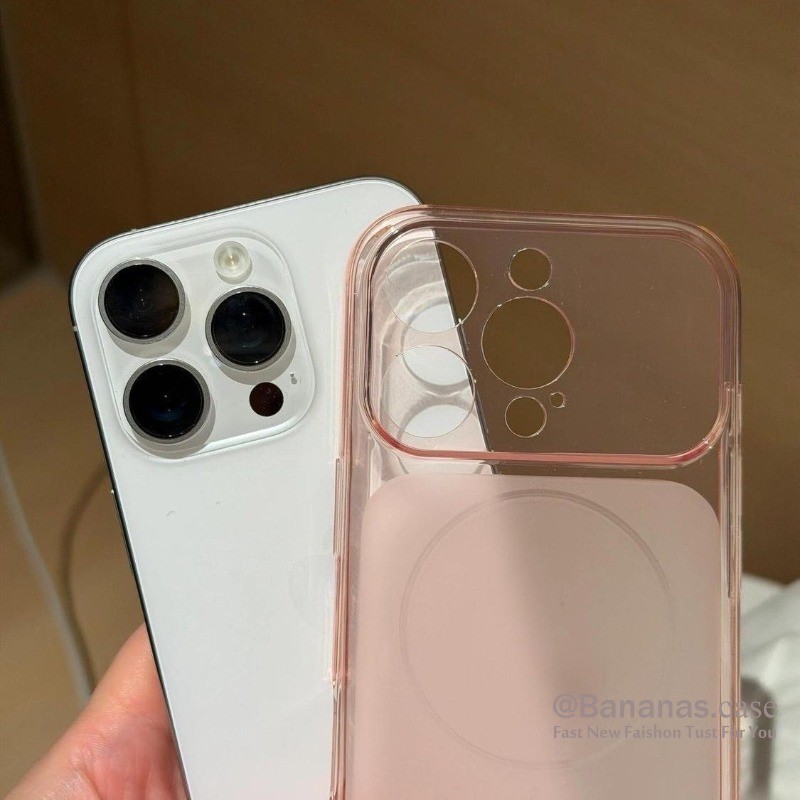 น่ารักเรียบง่ายสีชมพูเคสโทรศัพท์เคลือบสําหรับiPhone 17 16 15 14 13 12 11 Pro Max ราคา ถูกที่สุด ดีลบีเคเค แกลเลอรีภาพที่ 8