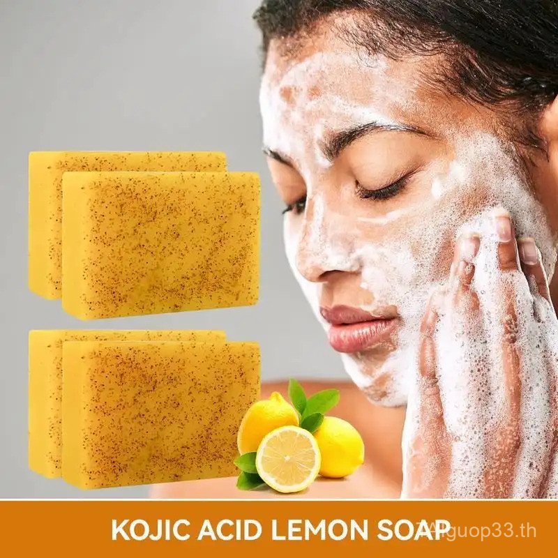Turmeric & KojicAcid Brightening Soap, DarkSpot Remover, Kojic AcidSoap, Soap Body CareBody Wash Lem