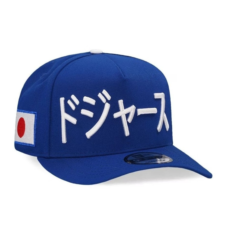 New Era Los Angeles Dodgers Kanji Japan Blue Edition 39Thirty Stretch Cap