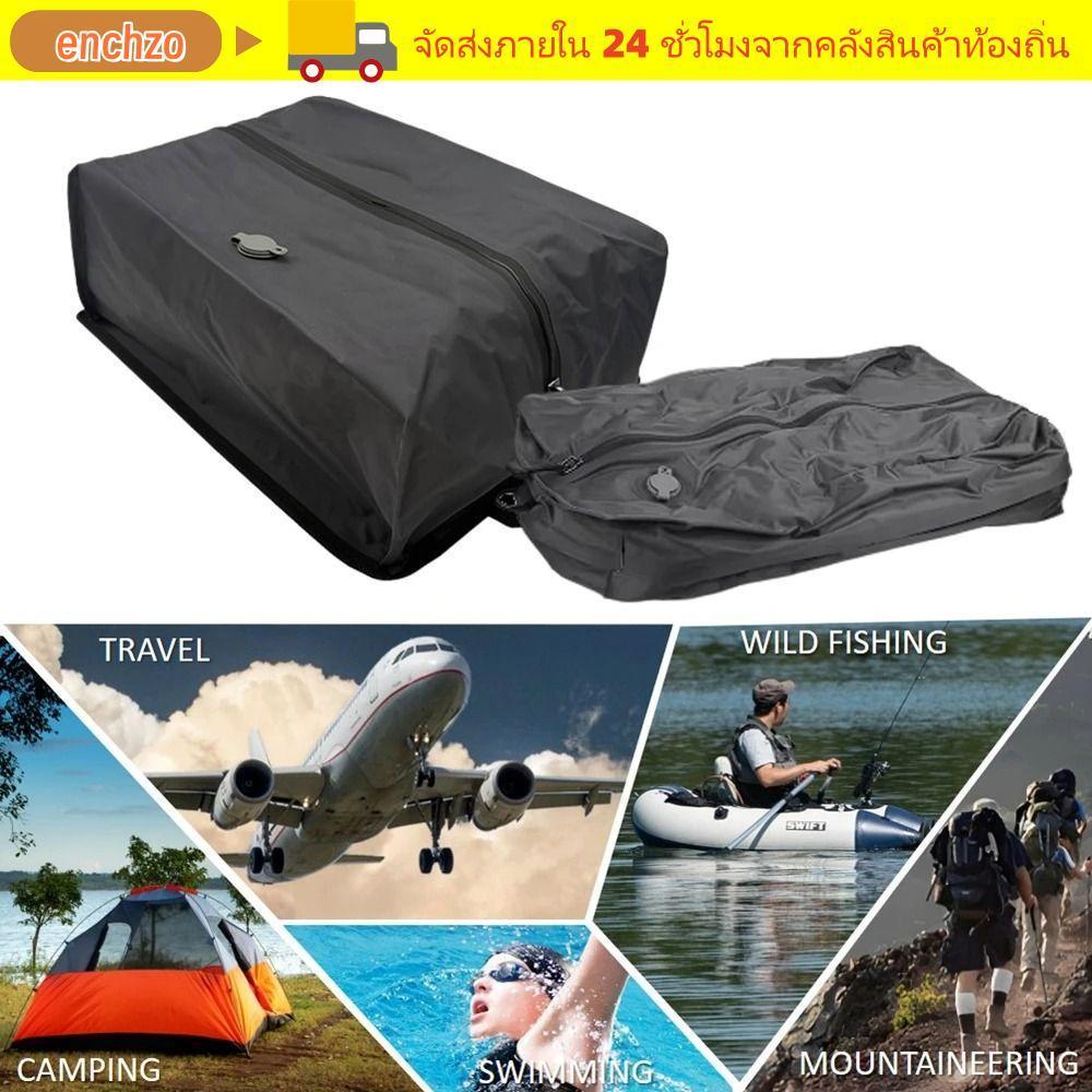 ENCHZO ถุงสูญญากาศสําหรับเดินทาง,ถุงบีบอัดสูญญากาศกันน้ํากันฝุ่น,ทนทานReusable Folding Space Saverกระเป๋าเดินทางถุงเก็บสูญญากาศสําหรับกระเป๋าเดินทางกระเป๋าเป้สะพายหลัง