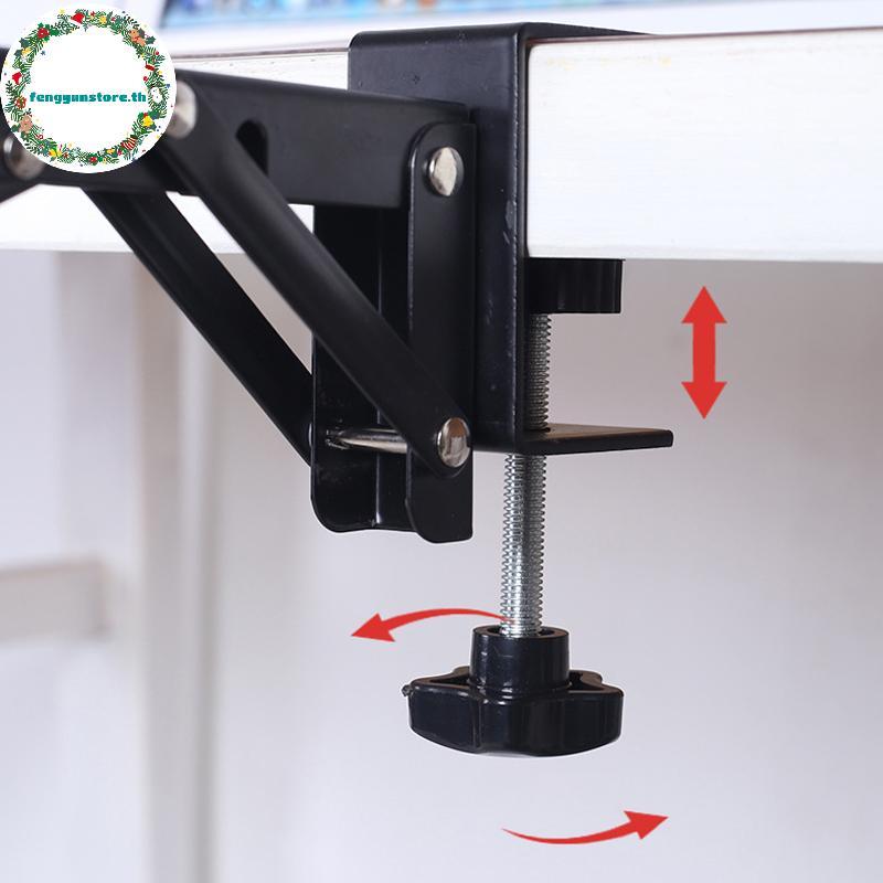 YUNSTORE ขายึดเดสก์ท็อปแบบพับได้รูปตัว L Heavy-duty Punch-ฟรีประหยัดพื้นที่เดสก์ท็อปขยายแผ่น Rack อุปกรณ์เสริมฮาร์ดแวร์ TH ราคา ถูกที่สุด ดีลบีเคเค แกลเลอรีภาพที่ 8