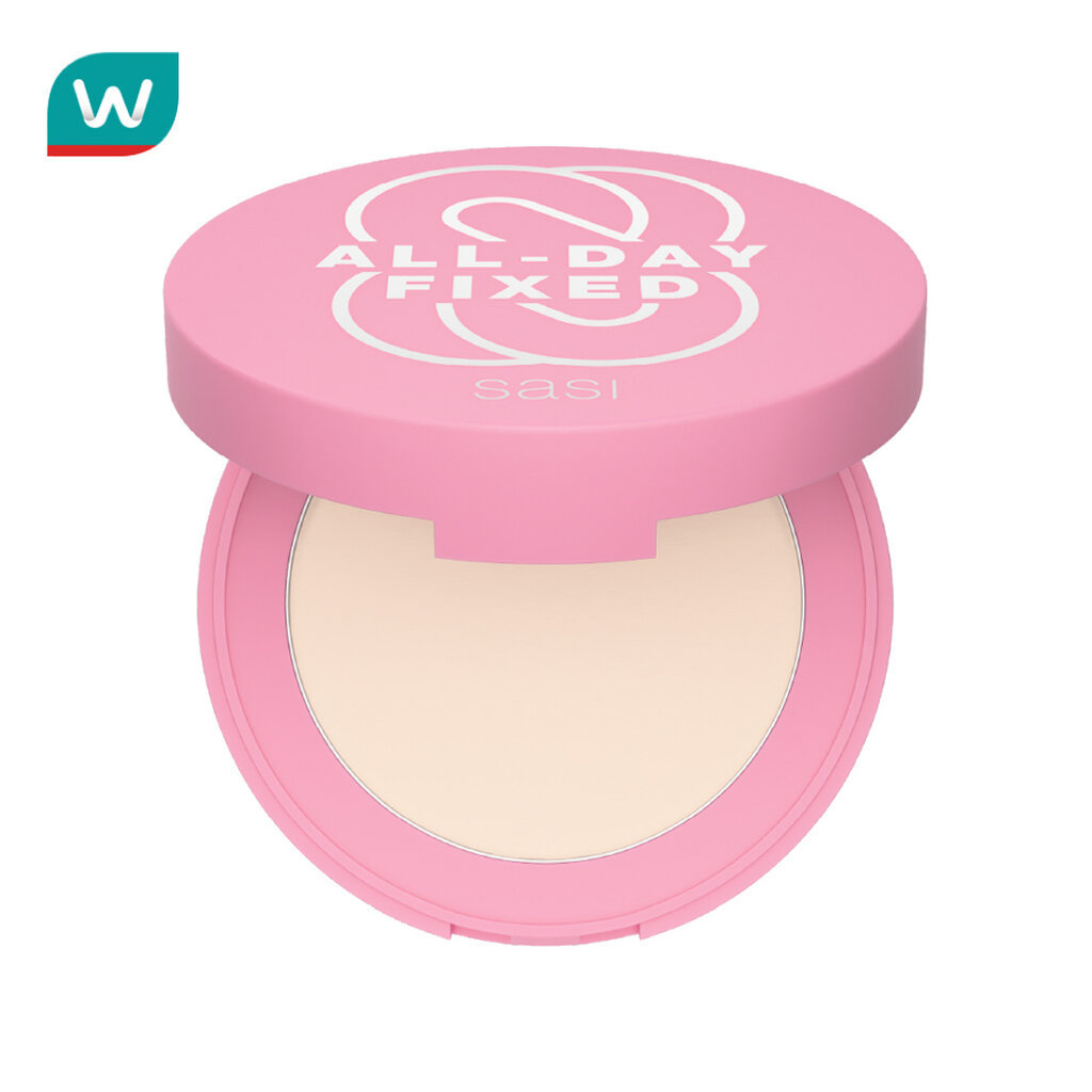 Sasi ศศิ ออล เดย์ ฟิกซ์ ทรานส์ลูเซนท์ เซ็ตติ้ง คอมแพค พาวเดอร์ 4.5ก.