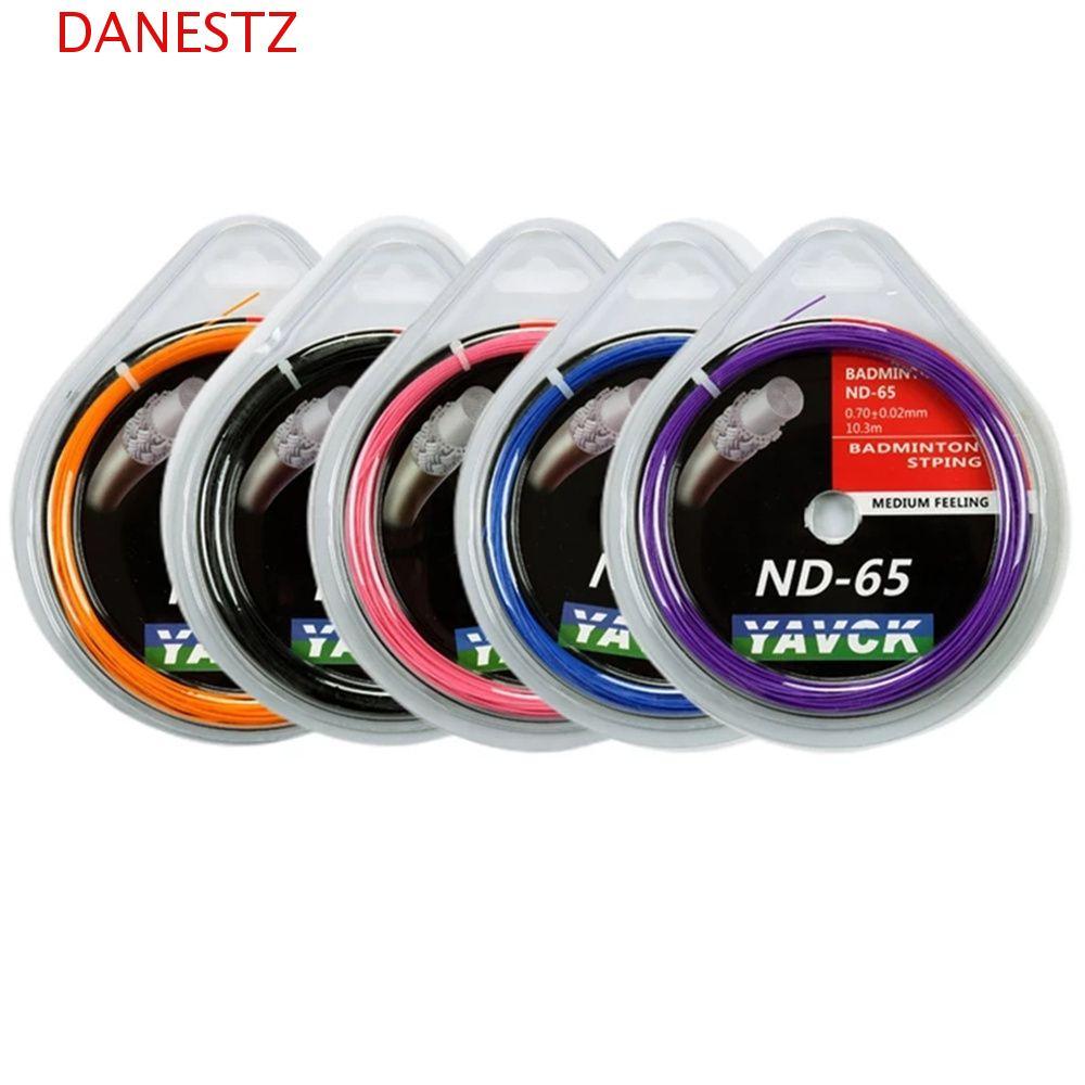 DANESTZ Badminton String อุปกรณ์เสริมแบดมินตัน 0.7 มม. แบดมินตันการฝึกอบรมคาร์บอน Nanofiber Racquet กีฬาแบดมินตัน String Line