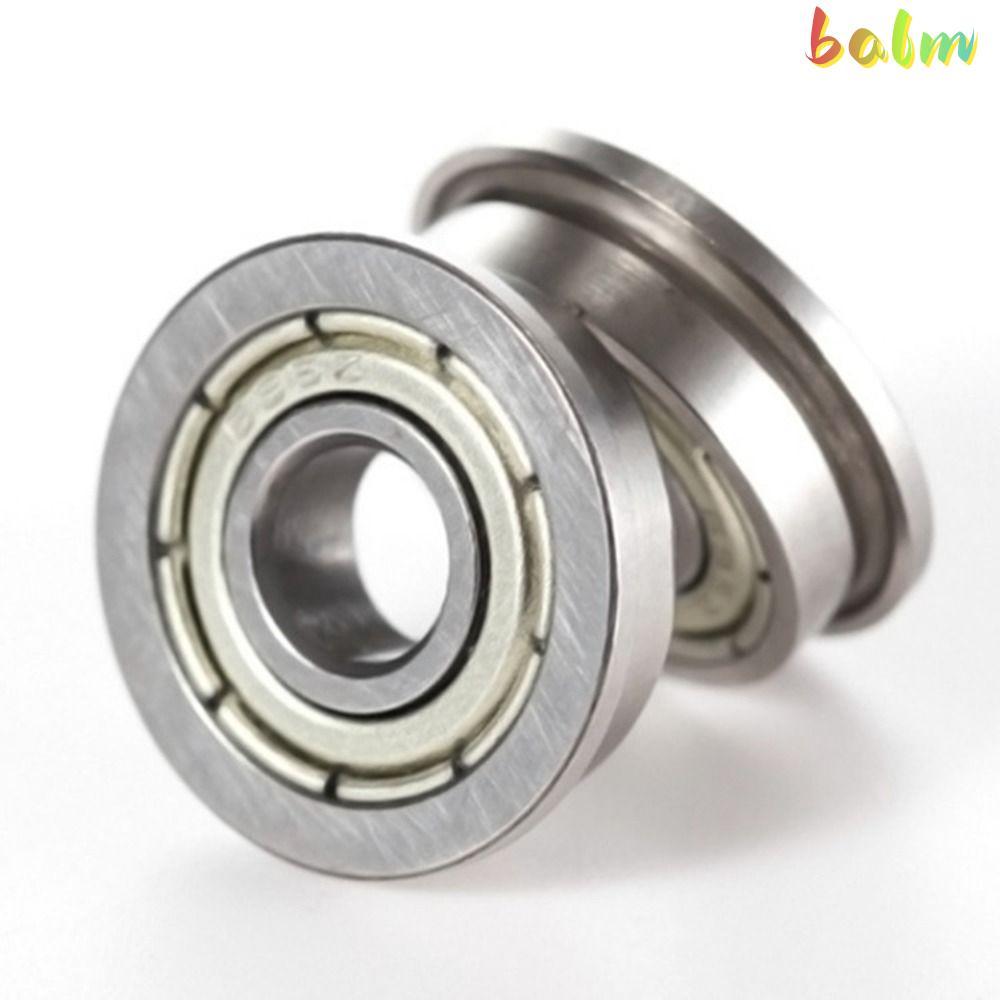 BALM 4pcs Flange Rip Bearings, Z1 Noise Level Chrome Steel FR8ZZ Flange Ball Bearings, ความแข็งสูง 1