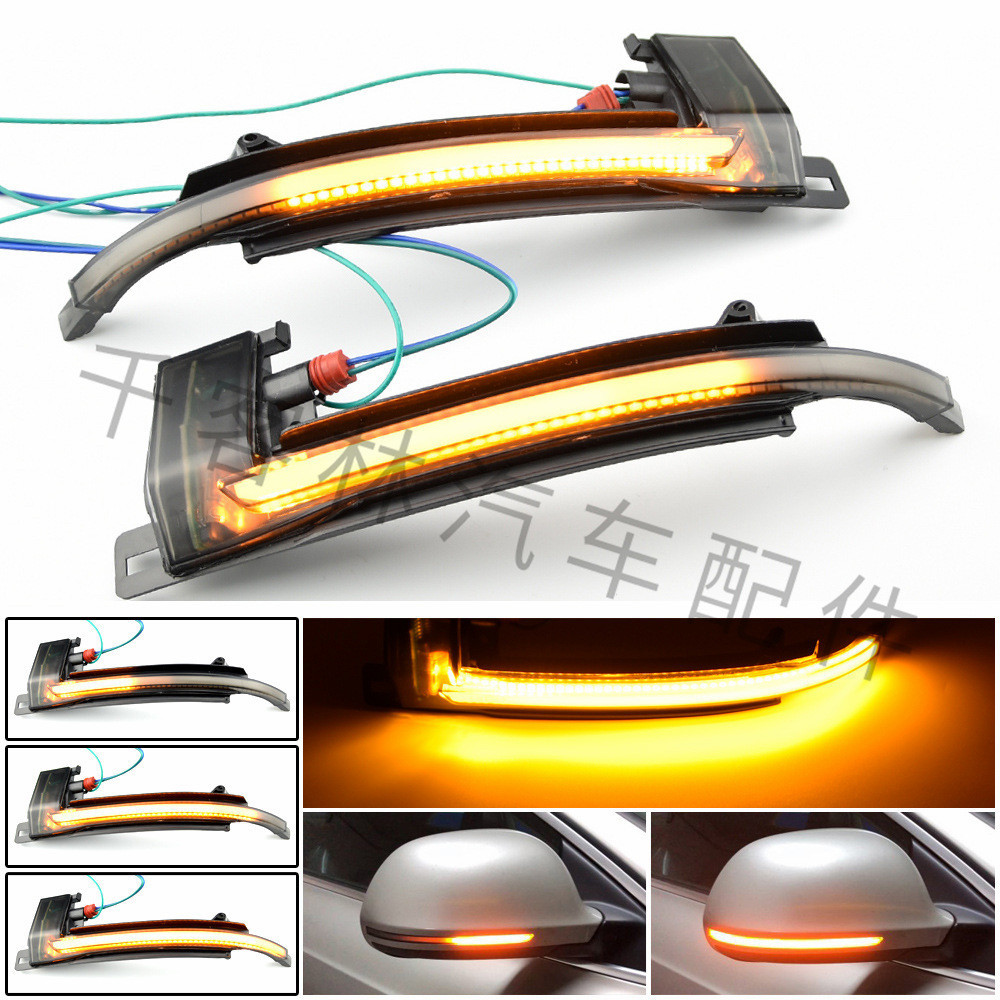 เหมาะสําหรับ Audi A4 A5 B8 B8.5 RS5 RS4 A3 8P A6 A8 8K กระจกมองหลังน้ําโคมไฟ