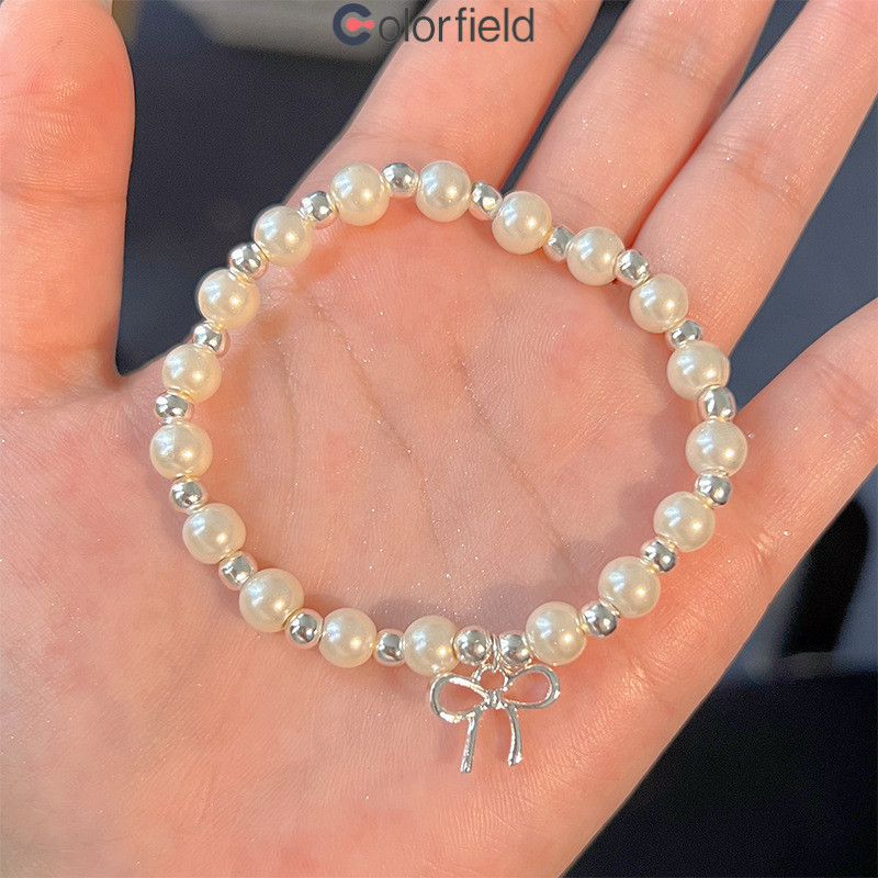 Colorfield กำไลข้อมือสองชั้นรูปหัวใจสำหรับผู้หญิง ดีไซน์เรียบง่าย อ่อนโยน น่ารัก-COD💖 - รูปที่ 6