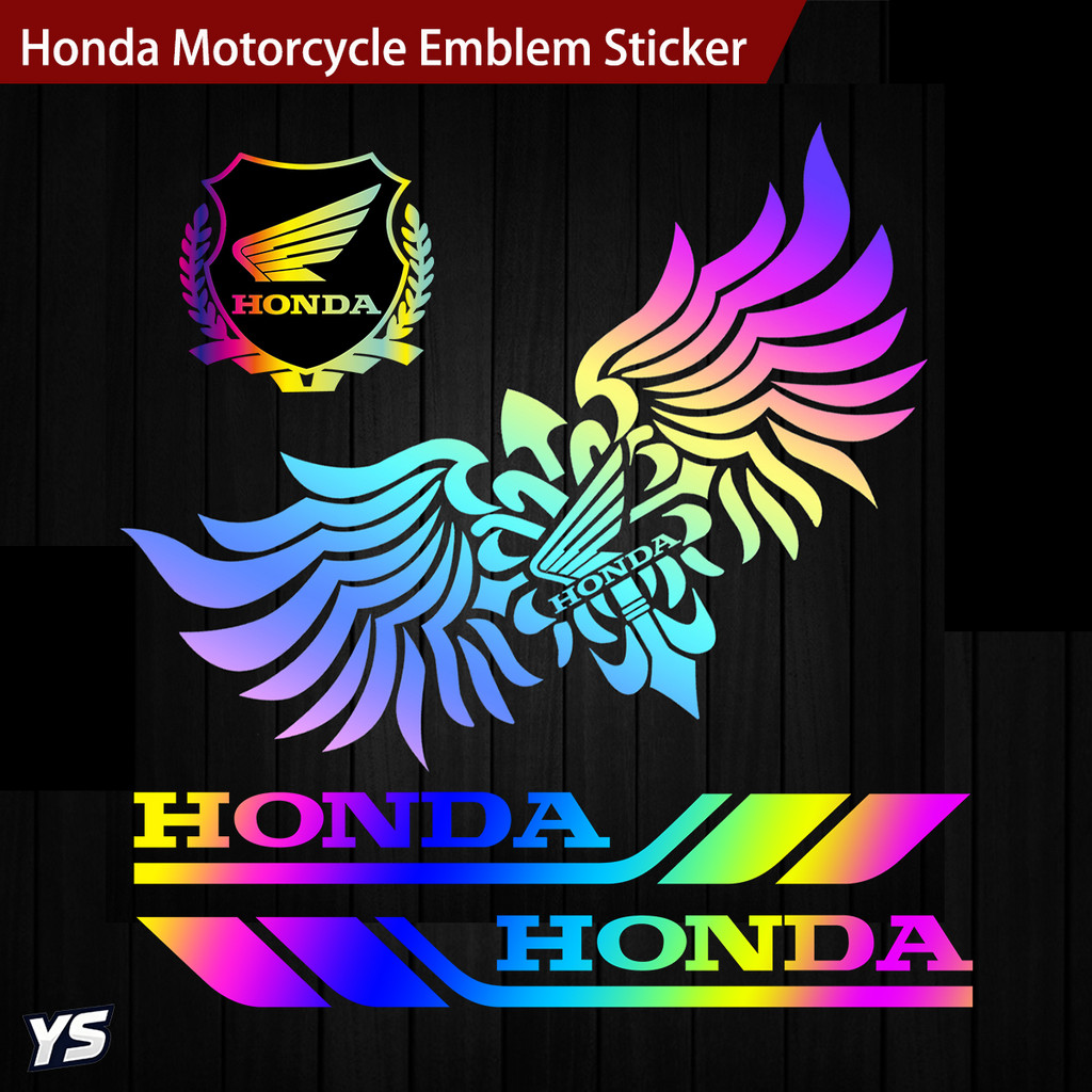 สติ๊กเกอร์โลโก้สัญลักษณ์ฮอนด้าเหมาะสําหรับ Honda ADV160 คลิก 125i คลิก 160 PCX160 Giorno Beat 110 TM