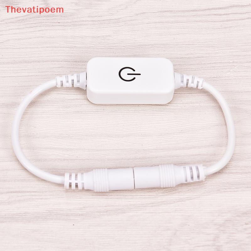 [Thevatipoem] LED Dimmer 4A 12V-24V สําหรับ LED Strip Touch On/Off Dimmer HOT