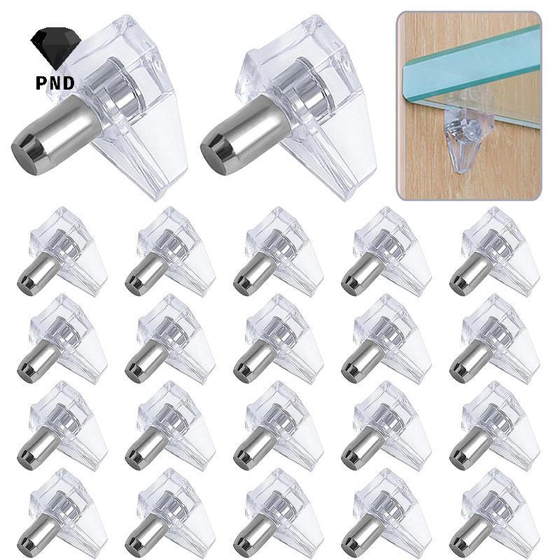 PND 50/100pcs Clapboard ชั้นสนับสนุน Pins/ตู้พลาสติกชั้นวางสนับสนุน Peg/Fixing Partition Pin ผู้ถือ/ชั้นสนับสนุนหมุด Pins raoog