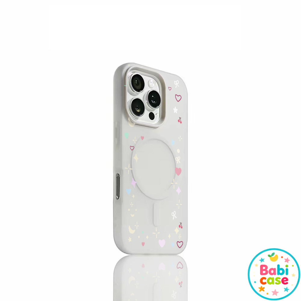 Babi🫐ส่งจากไทย เคสโทรศัพท์มือถือลายน่ารัก เคสIP ดูดีเรียบง่าย เหมาะสำหรับ iphone 11 17 16 Pro Max XR 12 13 14 15 #082