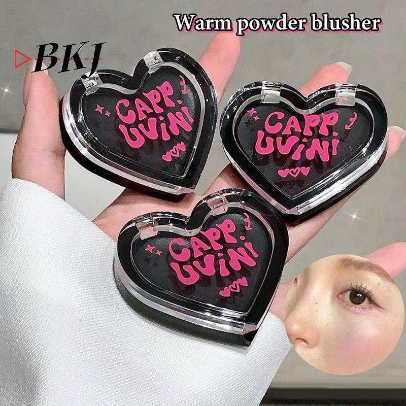 [BKJ] Love Shape Blush: Crystal Moisturizing Gel Rouge Cream in Blush Black [ใหม่]