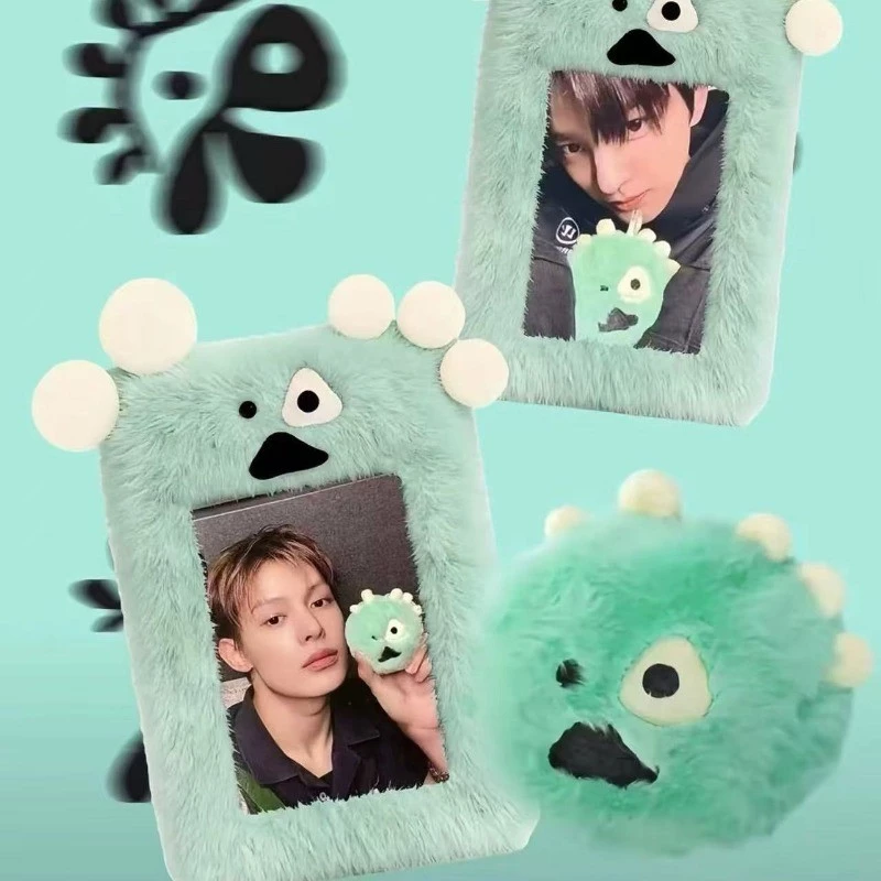 Kpop Idol MARTIN Ball Plush Card Holder Pom-Pom จี้คอลเลกชันการ์ดพัดลมของขวัญ