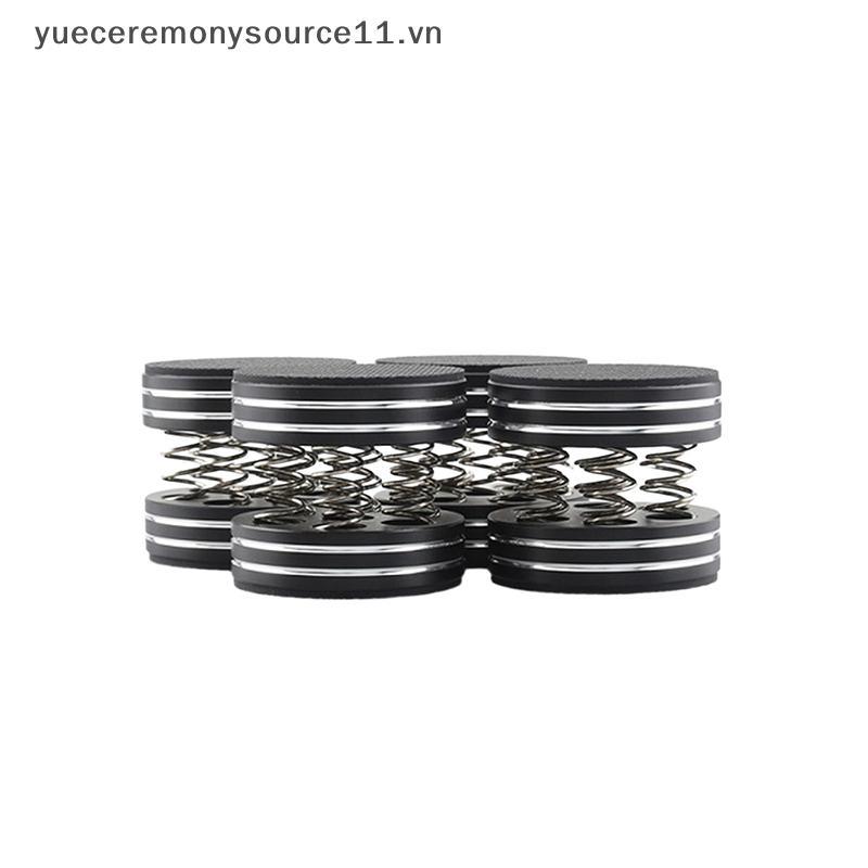YS 1 ชิ้น HiFi Shock Spikes อลูมิเนียมฤดูใบไม้ผลิ Damping Pad สําหรับ Audio CD HiFi เครื่องขยายเสียง