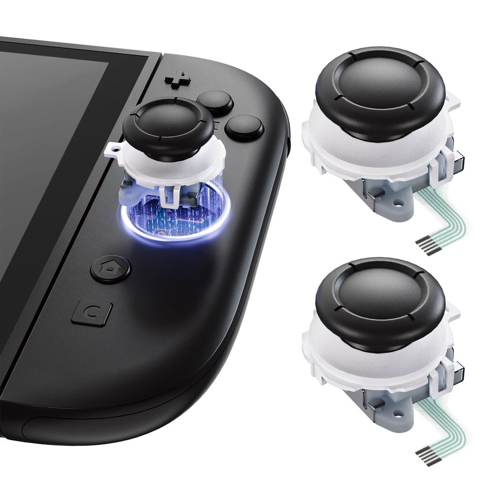 การออกแบบที่กําหนดเองเปลี่ยนจอยสติ๊ก 3D เข้ากันได้กับ Nintendo Switch 2 Joycon