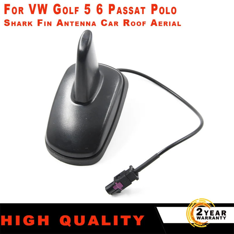 ใหม่ Shark Fin Antenna หลังคา AM/FM วิทยุเสาอากาศสําหรับ VW Golf 5 6 Passat Tiguan 5N Polo 6R ติดตั้