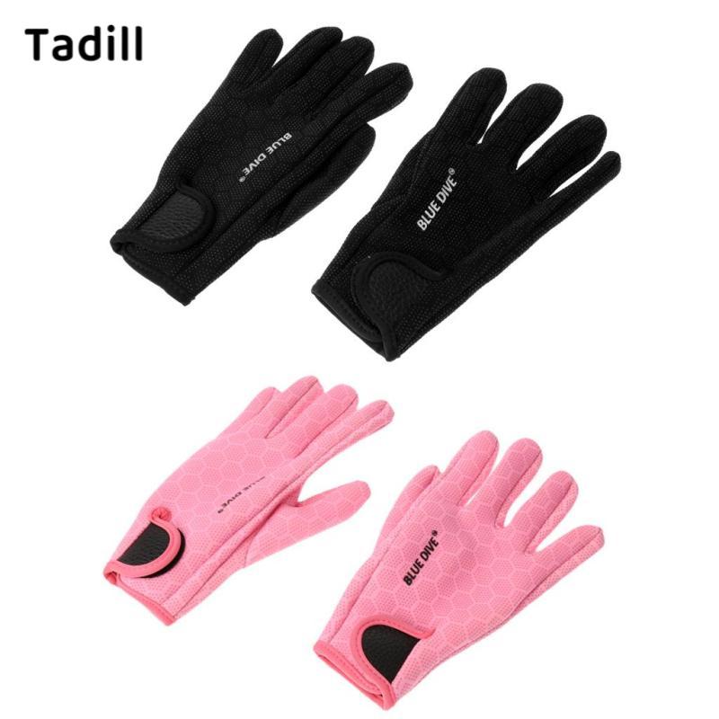 ถุงมือดําน้ํา Neoprene ขนาด 1.5 มม. แบบ Five-Finger ป้องกันการข่วนและลื่น สวมใส่ง่ายและทนทาน