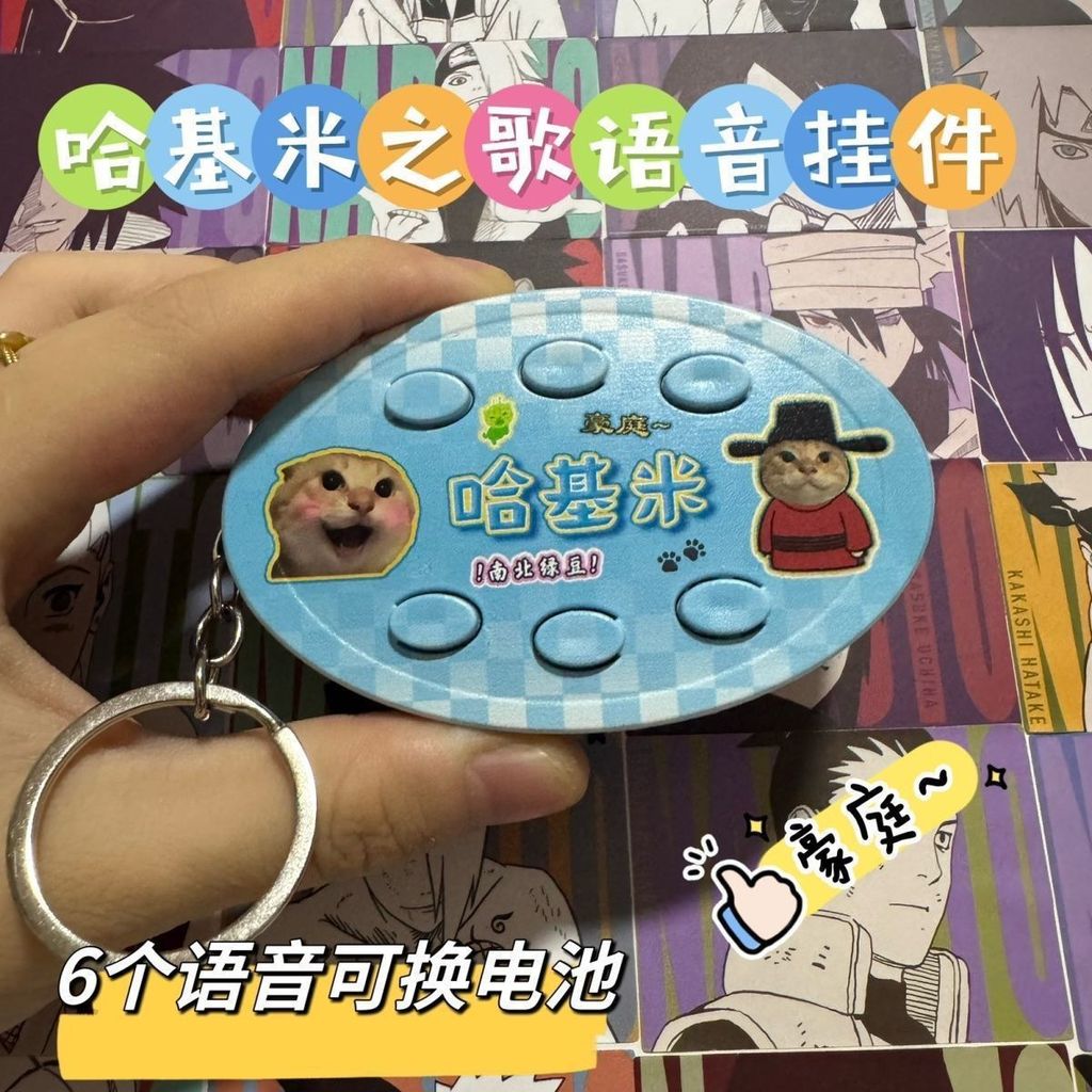 Hakimi North-South Mung Beans ตลกบทคัดย่อปุ่มเสียงพวงกุญแจของขวัญสําหรับเพื่อนร่วมชั้นเพื่อนของขวัญเ