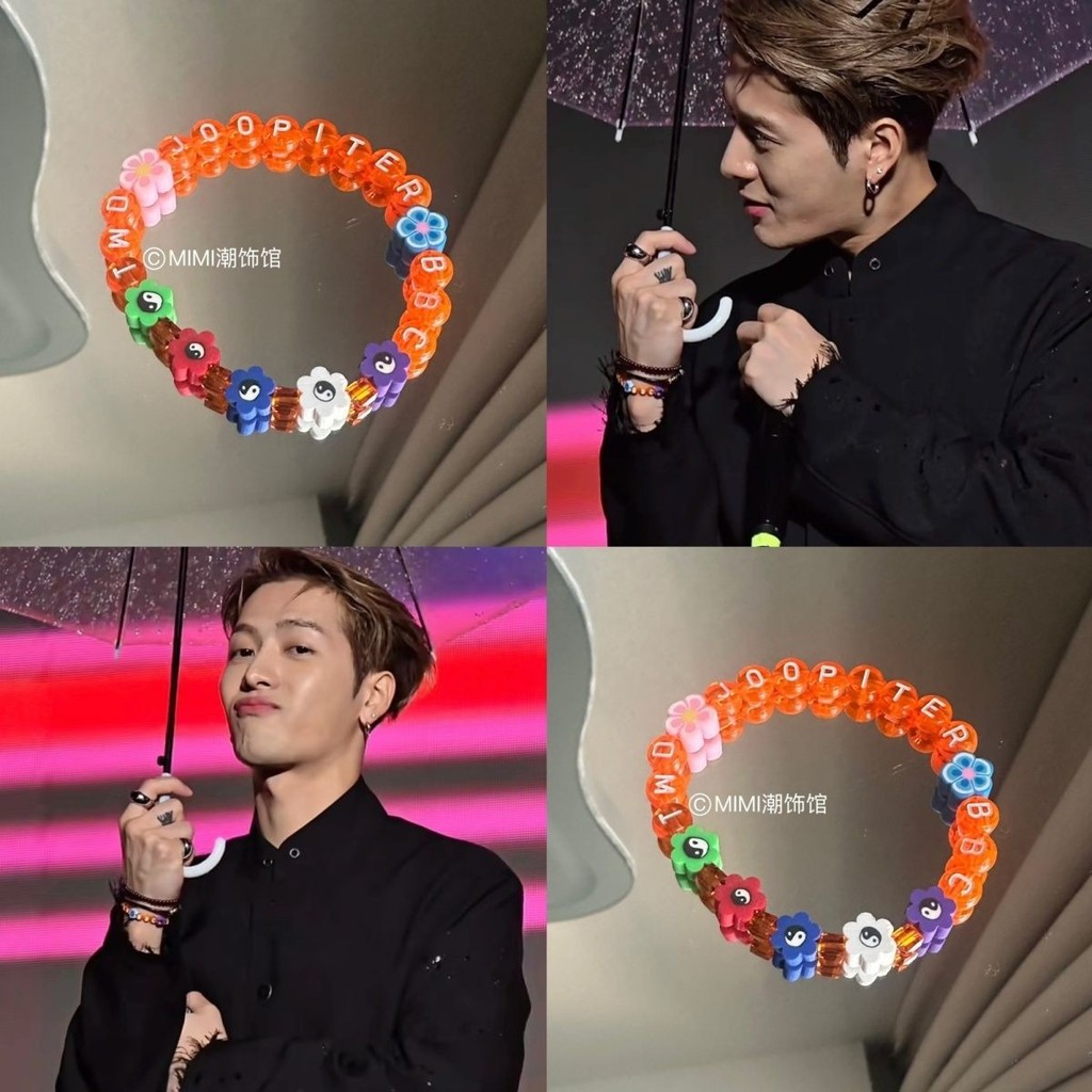 สร้อยข้อมือตัวอักษร Wang Jiaer ดีไซน์ JOOPITER BBC ของขวัญสำหรับนักเรียน