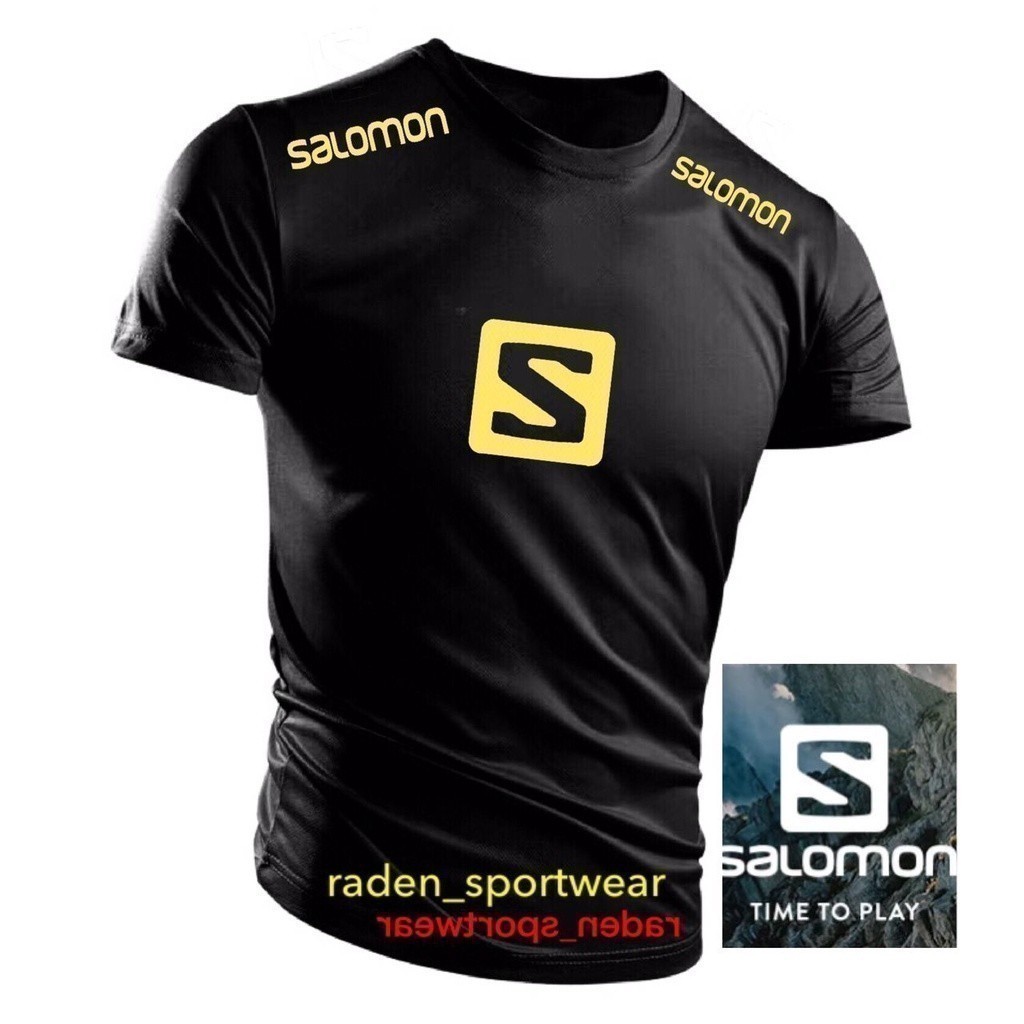 Salomon Hiking เสื้อไมโครไฟเบอร์ Gym Training / Jersi Salomon Hiking