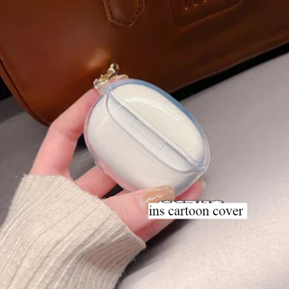 Ins สําหรับ Anker Soundcore liberty 4 NC / P40i K20i / R50i NC / R60i NC / R50i กรณี keychian & หูฟังซิลิโคนสําหรับ Soundcore R60i NC