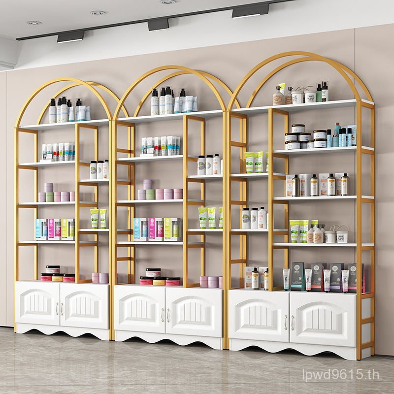 ชั้นวางเครื่องสําอางชั้นวางลานชั้นตู้แสดงชั้นวางชั้นวางภาชนะชั้นวางสินค้าไม่มีเล็บหลายชั้น TFZ