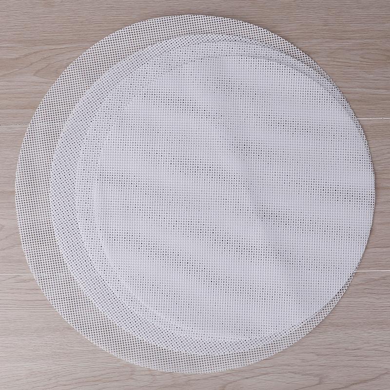 [bigdeals365] ผ้าตาข่ายซิลิโคนแบบไม่ติดทรงกลม แผ่นรองอบ แผ่นรองนึ่ง เกี๊ยว เสื่อ สต็อกใหม่