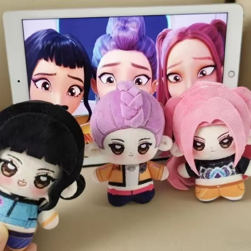 Kpop Devil Hunter Rumi Mira Zoey 10 ซม.ตุ๊กตาตุ๊กตาเดสก์ท็อป,ของขวัญพัดลมตกแต่ง