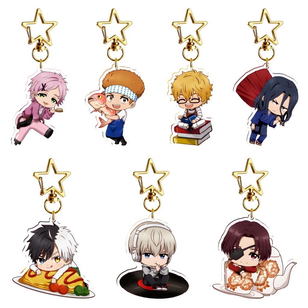อะนิเมะ WIND BREAKER SSakura Haruka Suo Hayato Umemiya Hajime อะคริลิคพวงกุญแจสําหรับอุปกรณ์เสริมกระ