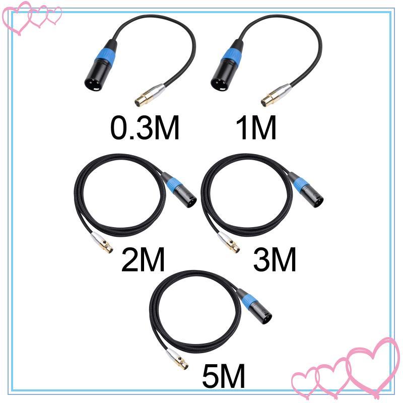[meteor2] XLR Female to Mini XLR Male Adapter Cable 3 Pin Pro XLR Cable for Headphone