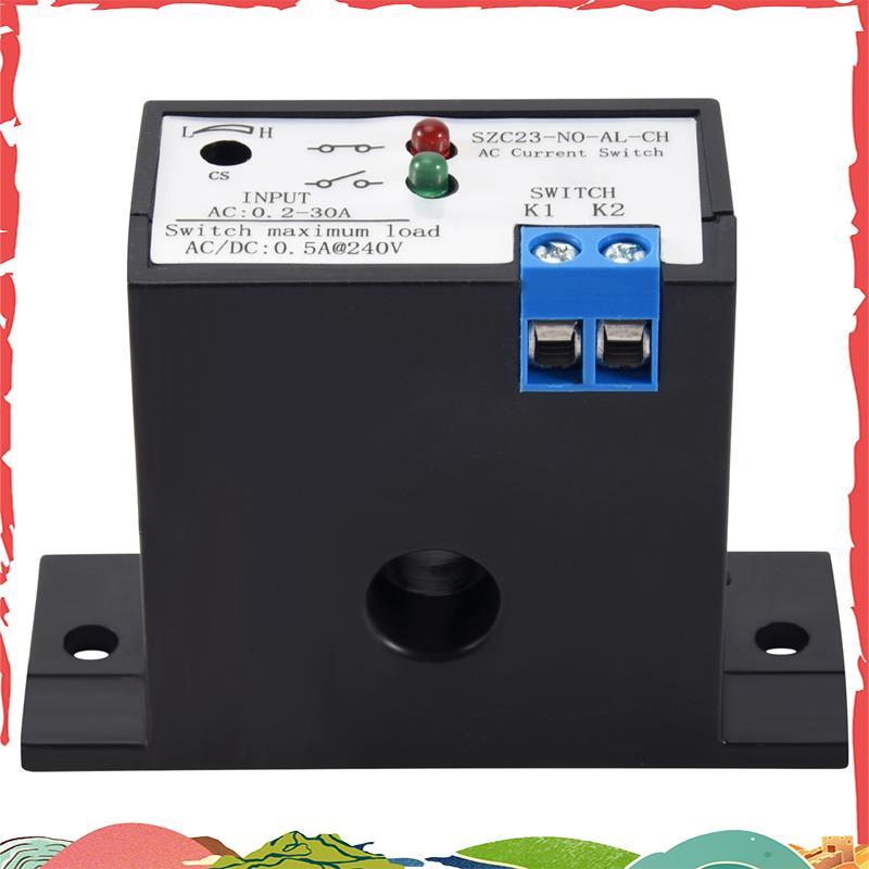 Current Mutual Induction Switch SZC23-NO-AL-CH ปกติเปิด Current Detection SWITCH สําหรับ AC Current 