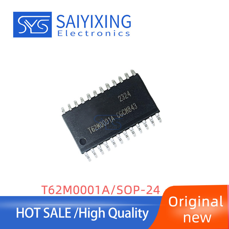 5PCS ใหม่ T62M0001A SOP-24 T62M0001A-DG เครื่องขยายเสียง Reverberation ชิป