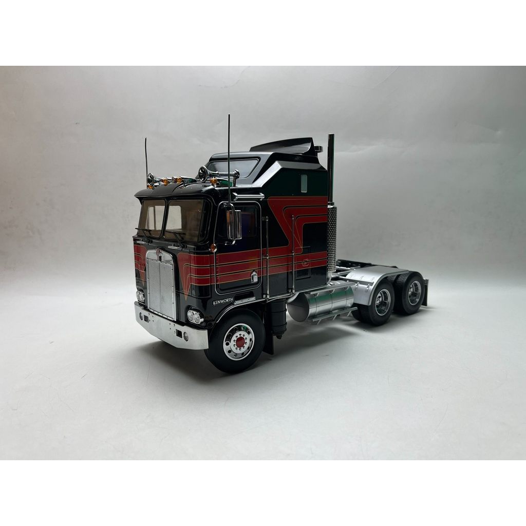[คลังสินค้าพร้อม] Road Kings 1/18 KENWORTH K100 Heavy Card Trailer Alloy Car Model, Glue, Bump, Pain