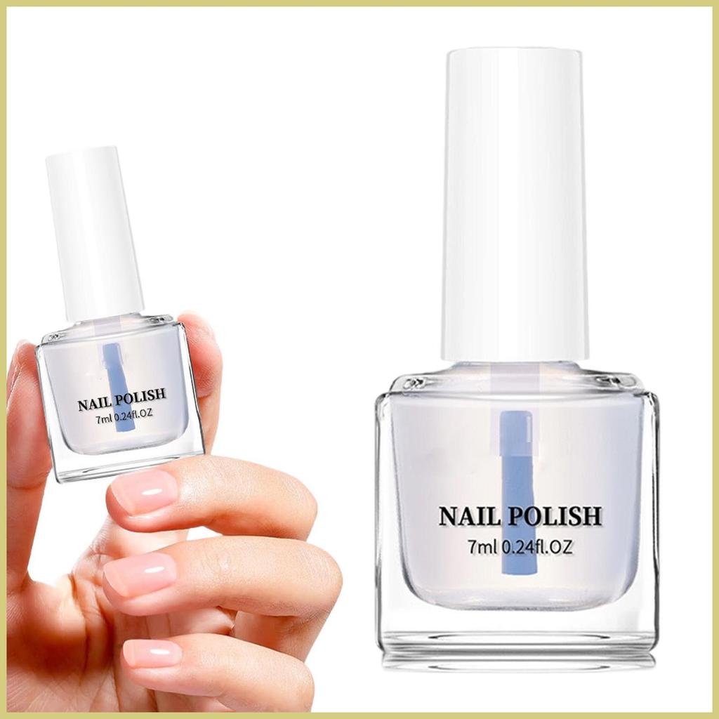 เจล Top Coat 2 In 1 Long Lasting High Shine สีฐานป้องกันเสื้อสําหรับเล็บ Clear Gloss สําหรับเล็บมือ 