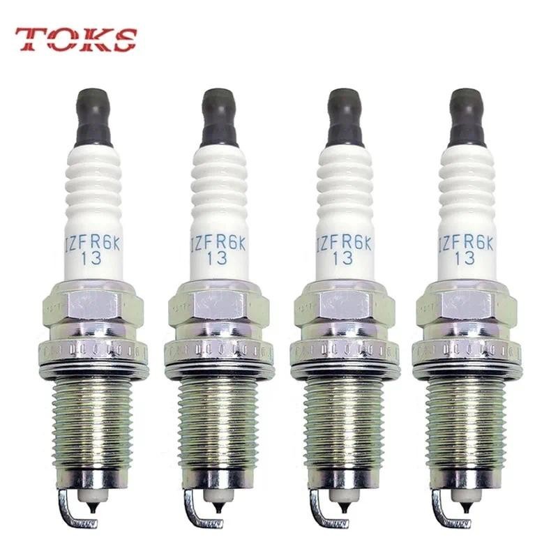 4pcs IZFR6K13 6774 Platinum Spark Plug สําหรับ Honda City Civic Accord Jazz Fit CR-V IZFR6K-13 คุณภา