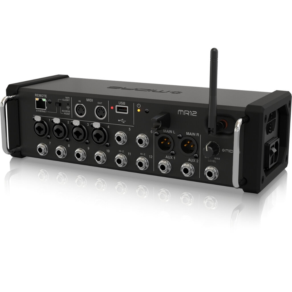 สอบถามก่อนสั่ง Midas MR12 ดิจิตอลมิกซ์แร็ค รองรับ 12 อินพุต 2 Aux พร้อมเสาส่ง Wifi ในตัว