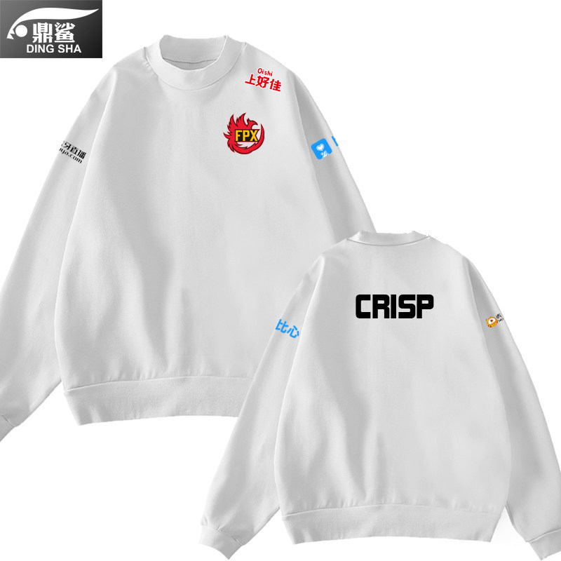 FPX ทีม LPL Conquest Hoodie S9 Finals Theme Jersey ผู้ชายและผู้หญิงสไตล์เดียวกันรอบคอแขนยาว 1.26