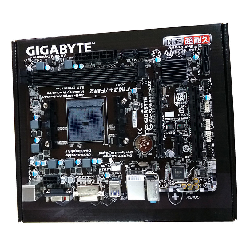 [ไม่ใหม่เอี่ยม] Gigabyte/Gigabyte GA-F2A68HM-DS2/SI A68 A78 A88 FM2+Motherboard All Solid