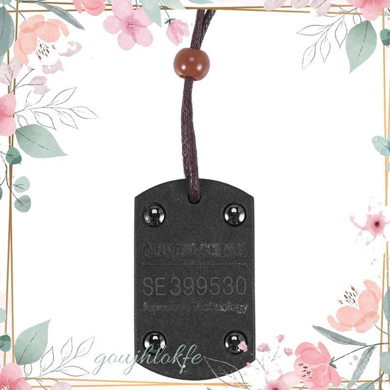 Volcanic Rocks จี้สร้อยคอ Anti EMF จี้ป้องกันรังสี Scalar Quantum Bio วิทยาศาสตร์ไอออนลบ goujhlokfe.