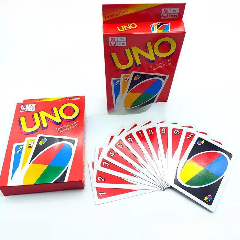 ️ Solitaire UNO การ์ดเล่น การ์ด UNO การลงโทษของแท้ การ์ด Solitaire ผู้เล่นหลายคนพร้อมการ์ดเกมปาร์ตี้