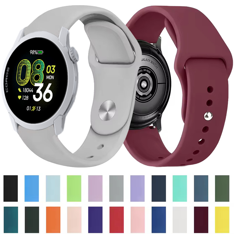 18/20/22 มม.ซิลิโคนสําหรับ SUUNTO แนวตั้ง 2/Race 2/Ocean Watchband COROS PACE 4/Pro/3 APEX 4 42 มม./