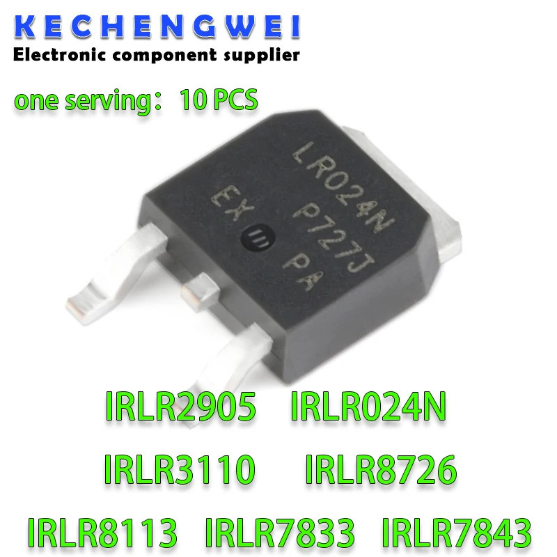 5PCS IRLR2905 TO-252 LR2905 IRLR024N LR024N LR8726 IRLR3110 IRLR3110Z IRLR7833 IRLR7843 LR7843 LR781