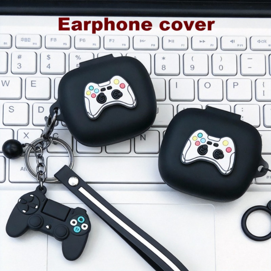 ฝาครอบการ์ตูนสําหรับ Redmi Buds 6 Play Case พร้อม keychian เคสหูฟังซิลิโคน Redmi Buds 6Play