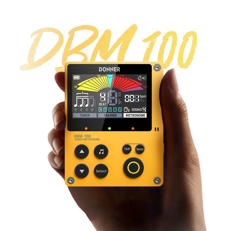 DONNER DONNER DBM-100 อิเล็กทรอนิกส์ Metronome กีตาร์เปียโน Guzheng ขาตั้งกลองเครื่องดนตรีเฉพาะ Metr