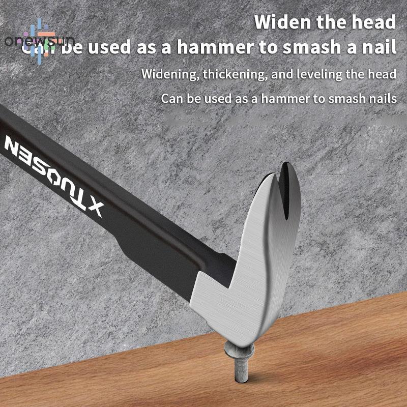 Onew Multi-Functional เล็บ Remover Pry Sti งานไม้ Dismantling เครื่องมือ Wall Cement เล็บ Remover Ca