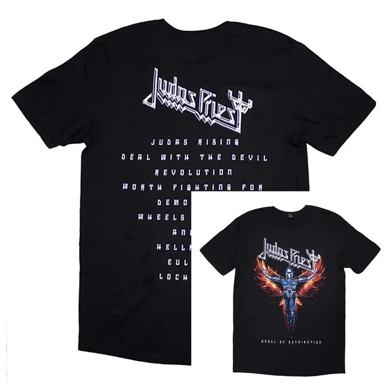 เสื้อยืด List of Angel Songs Judas Priest Luxury Luxury สําหรับผู้ชายและผู้หญิง Top Y2k 2026