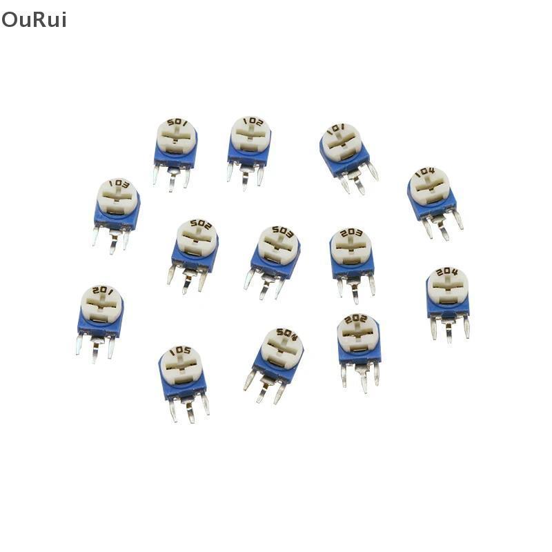 [B&C] 65PCS Trimmer Potentiometer RM063 ความต้านทานที่ปรับได้ 100R ~ 1M Potentiometers 1K 5K 10K 20K