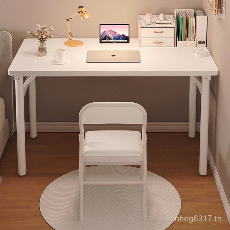 โต๊ะรับประทานอาหารโต๊ะคอมพิวเตอร์ที่เรียบง่ายยาวโต๊ะพับติดตั้งเขียนฟรีโต๊ะเรียนนักเรียนโต๊ะครัวเรือน