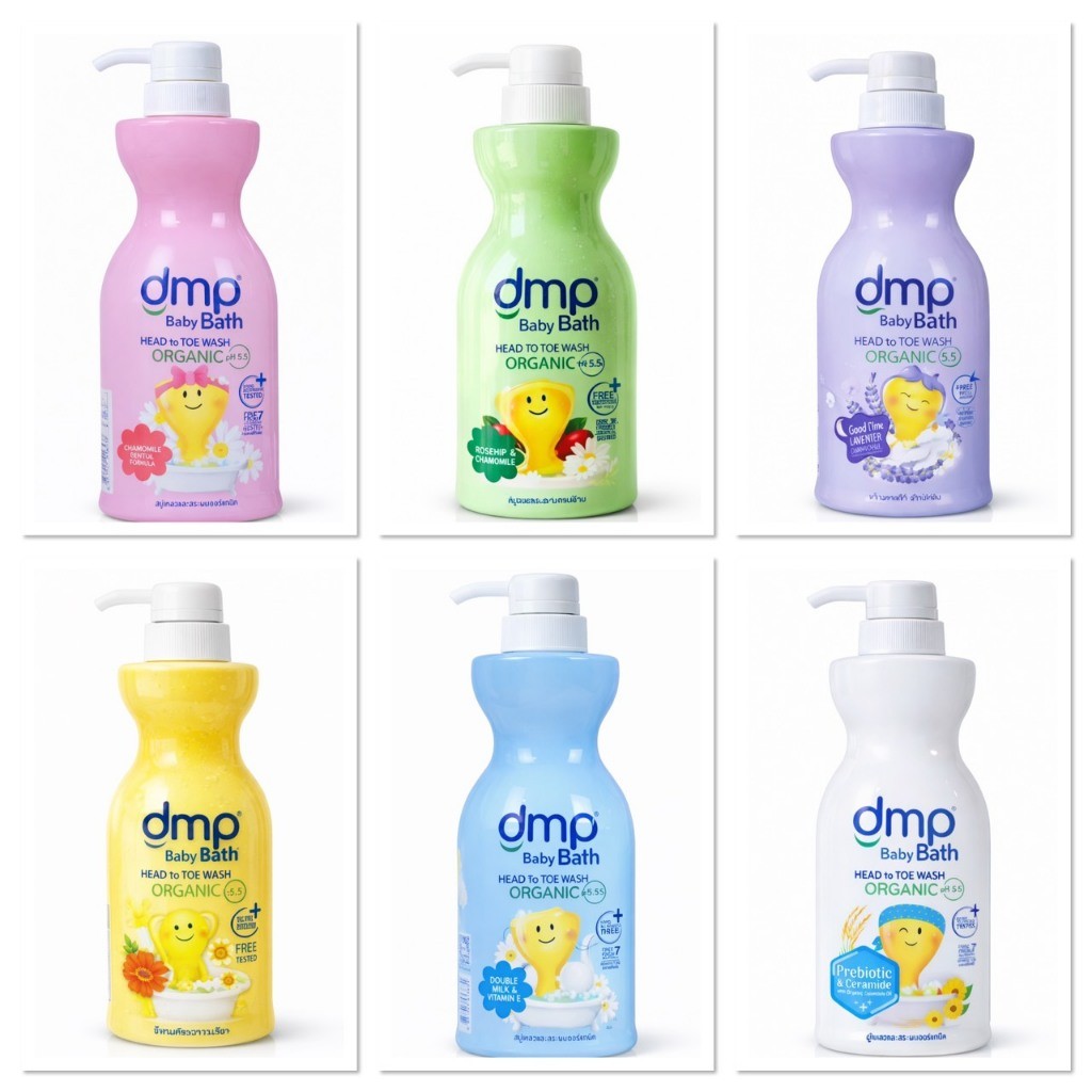[ขวดปั้ม450มล+450มล.] DMP ดีเอ็มพี เดอร์มาพอน สบู่เหลวออแกนิค เพียวแอนด์มายค์ ครีมอาบน้ำเด็ก
